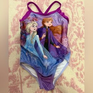 Disney Frozen II One Piece Swimsuit Toddler Girl 2T